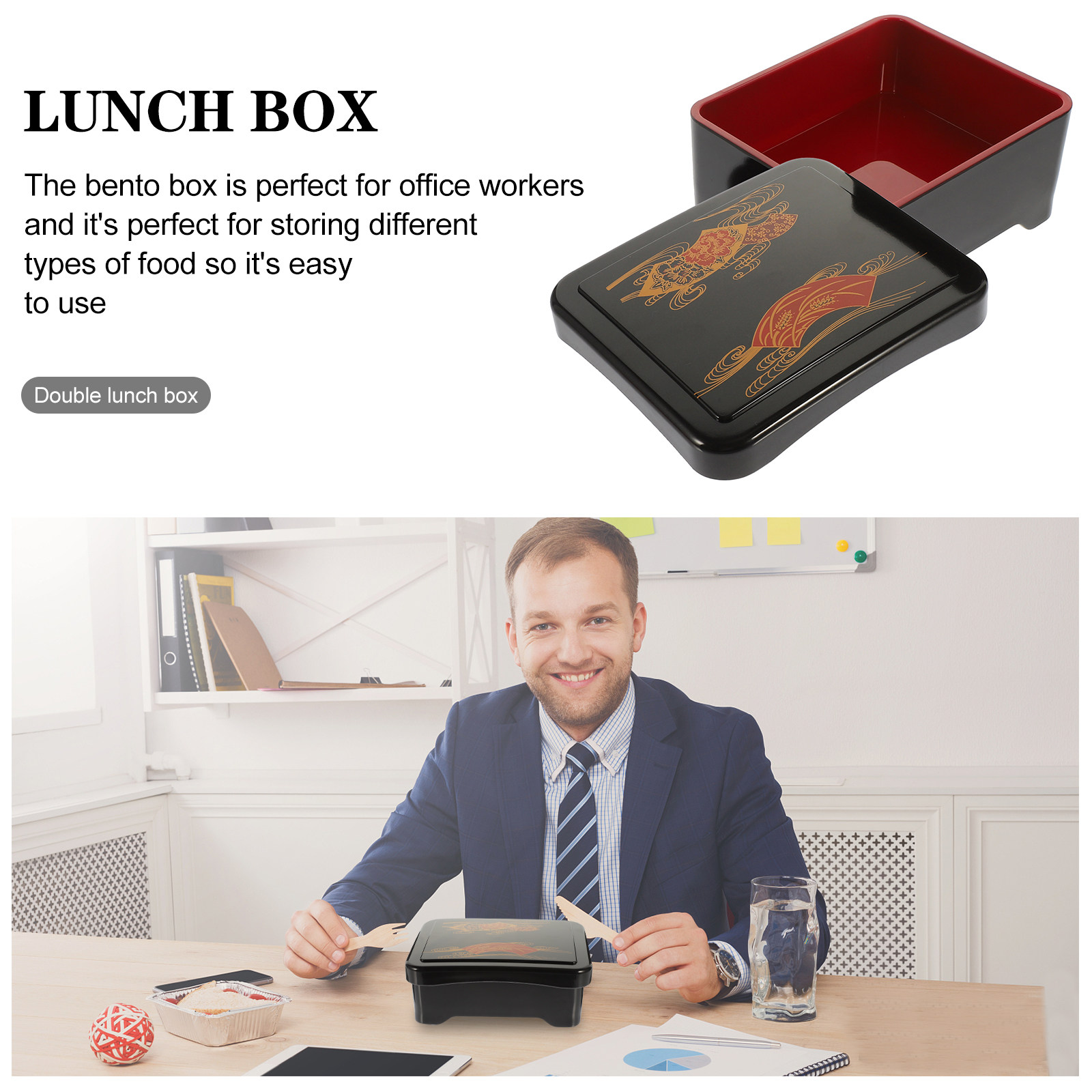 1Pcs Heavy Duty Bento Box Food - огляд і ціна Meal Prep With Rice