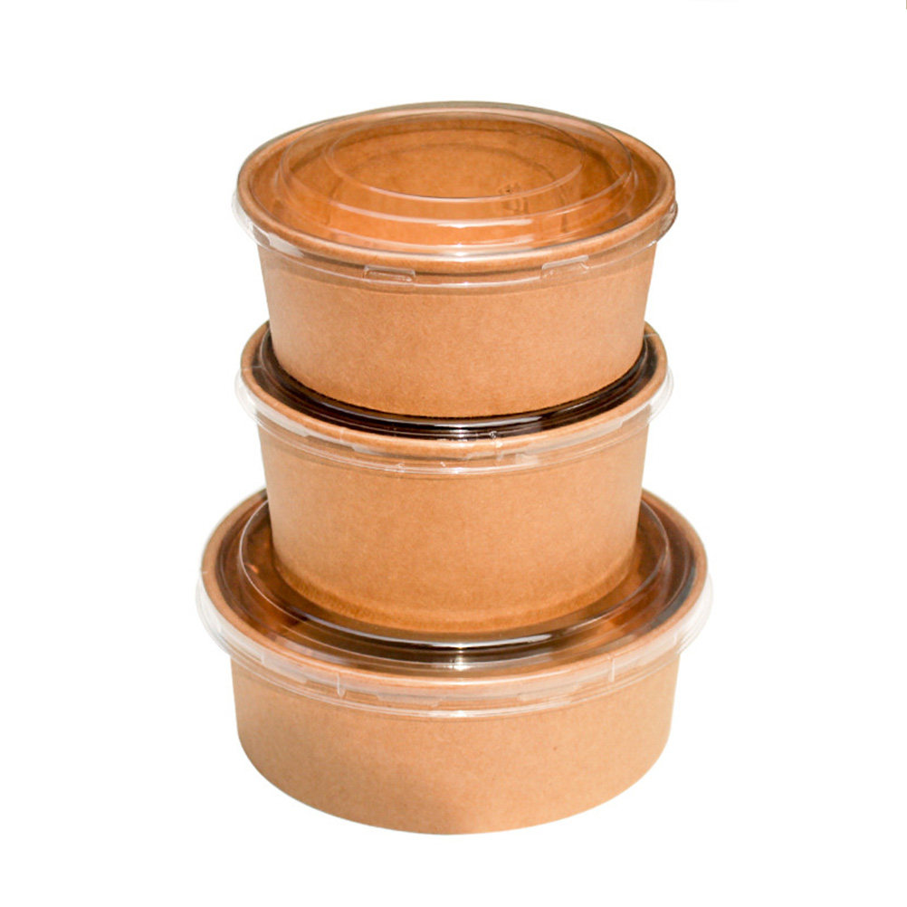 20pcs Kraft Paper Bowls Meal P - огляд і ціна Meal Prep Bowl