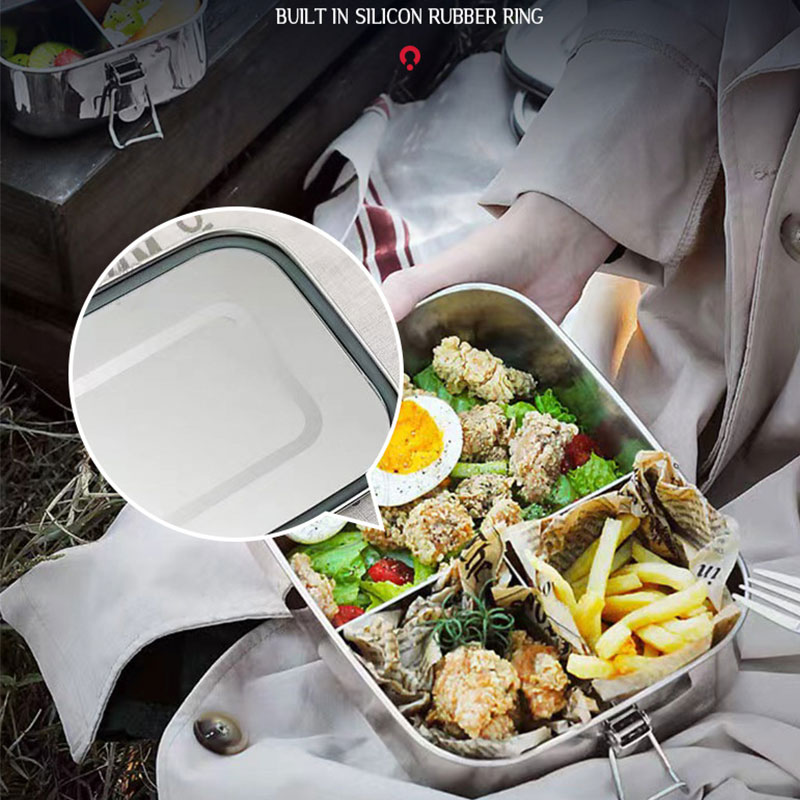 304 Stainless Steel Square Lun - огляд і ціна Meal Prep Bowl