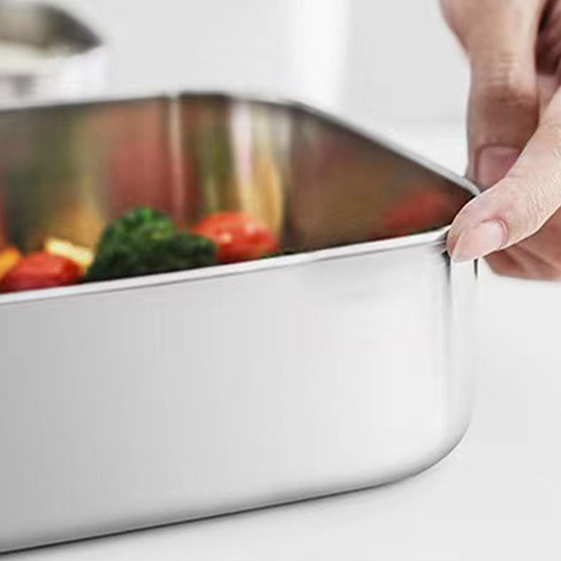 304 Stainless Steel Square Lun - огляд і ціна Meal Prep Bowl