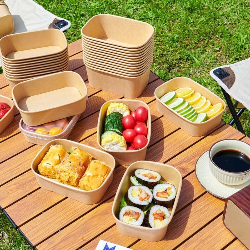 10PCS/Set Square Disposable Lu - огляд і ціна Meal Prep Bowl